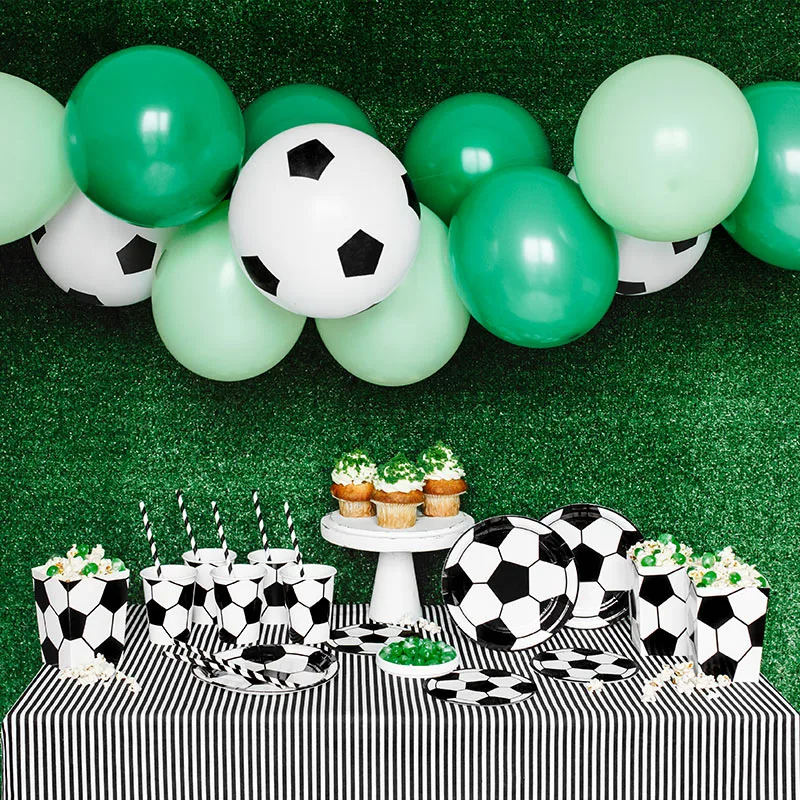 Globo Látex 30 cm Pelota de Fútbol - Image 2