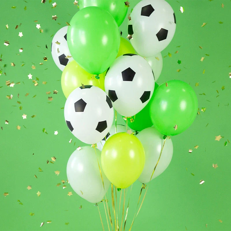 Globo Látex 30 cm Pelota de Fútbol - Image 3