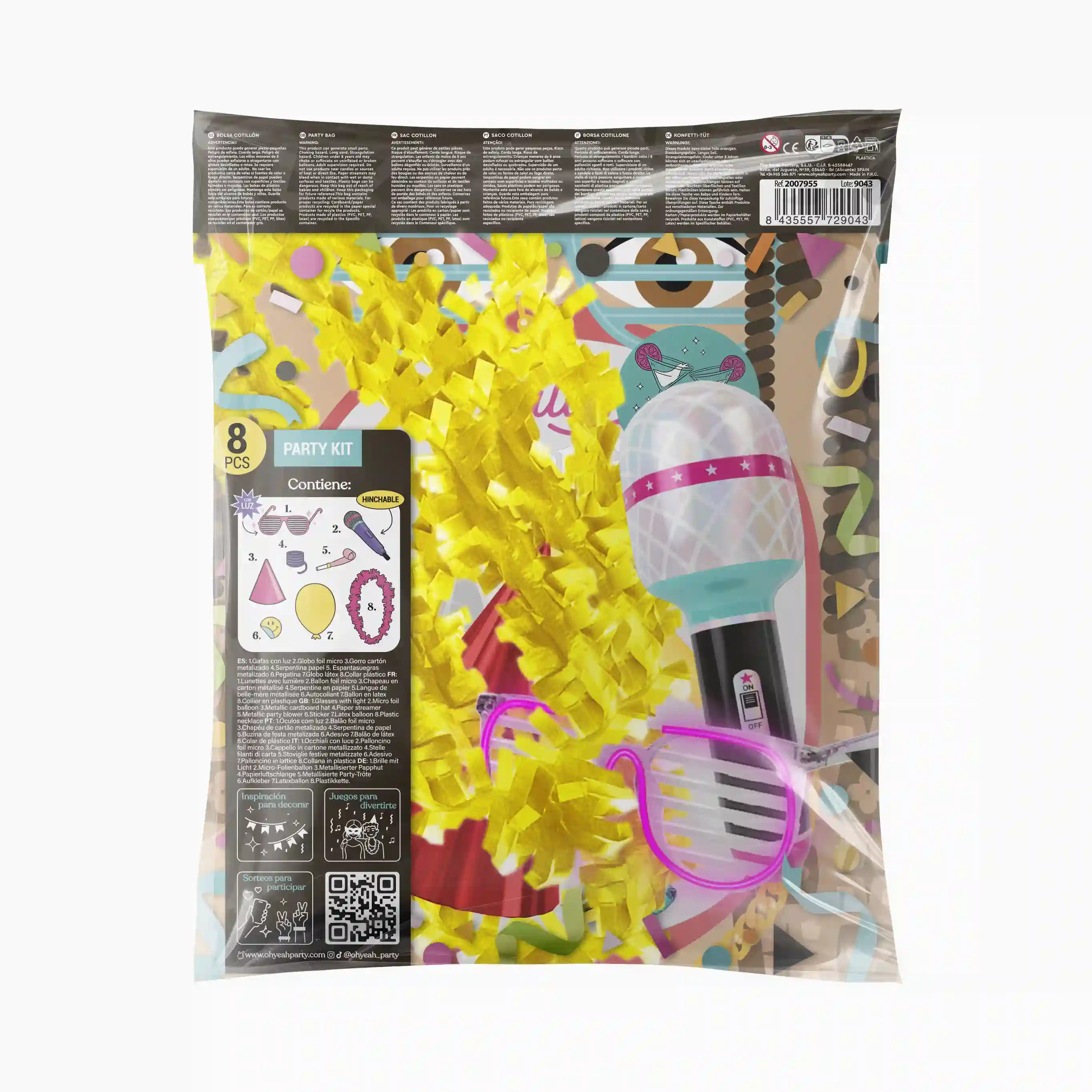 Bolsa de Cotillón Twerking Nochevieja 8 Piezas (10 uds) - Image 6