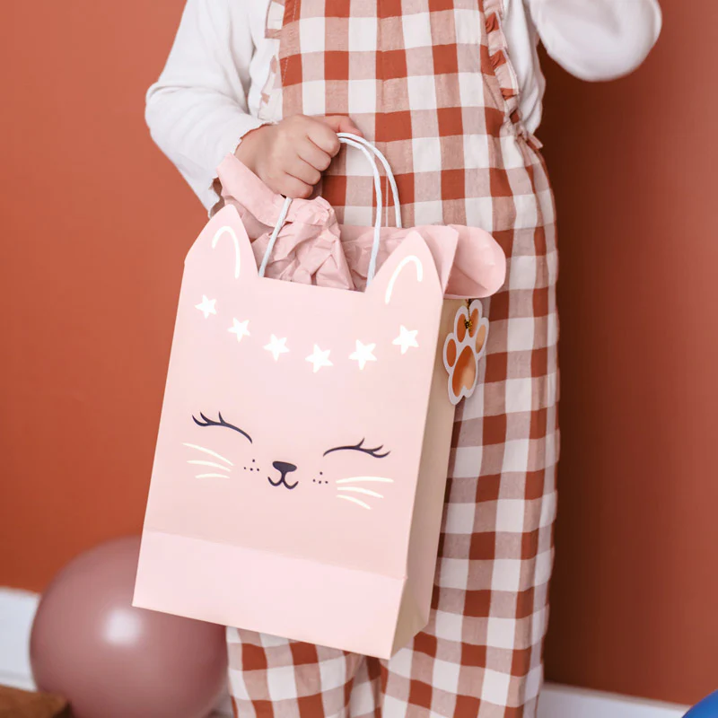 Bolsa Regalo Cartón Pequeña Gato - Image 3