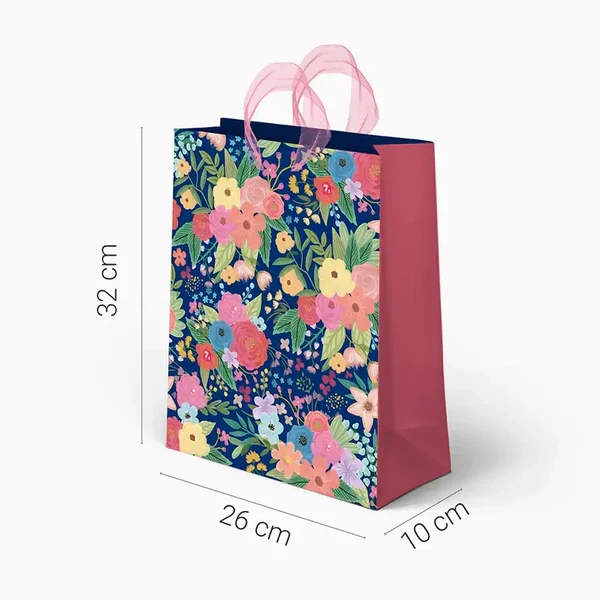 Bolsas Regalo Cartón Medianas 26 x 10 x 32 cm Día de la Madre 'Thank You' - Image 3