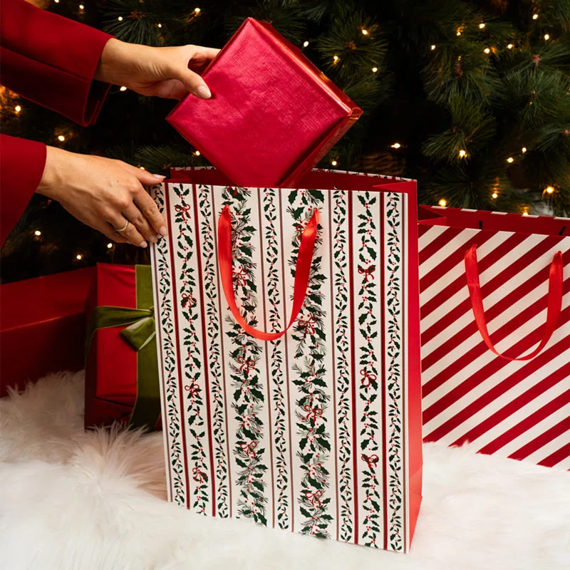 Bolsas Regalo Grandes Cartón Navidad 30 x 10 x 42 cm All I Want For Christmas - Image 2