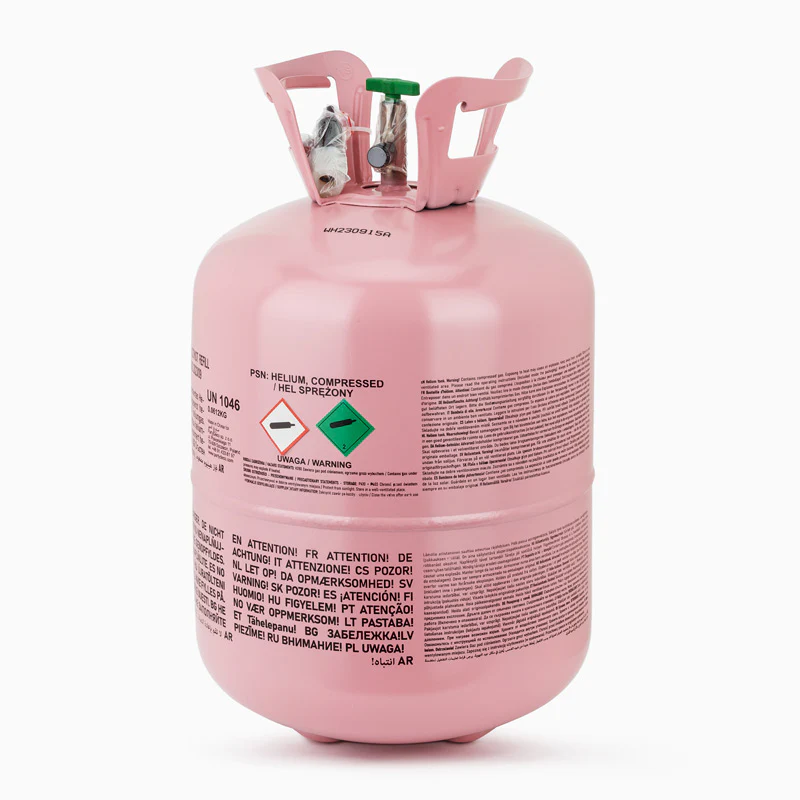Bombona de Helio Mediana 50 globos 0.36 m3 Rosa