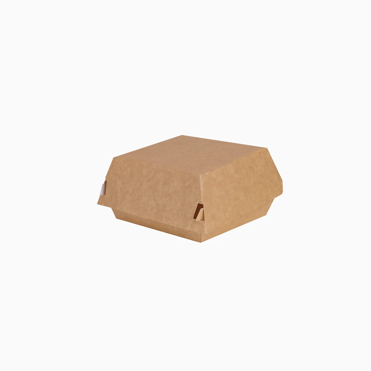 Caja Hamburguesa Cartón Kraft 10 x 10 x 7 cm (50 uds)