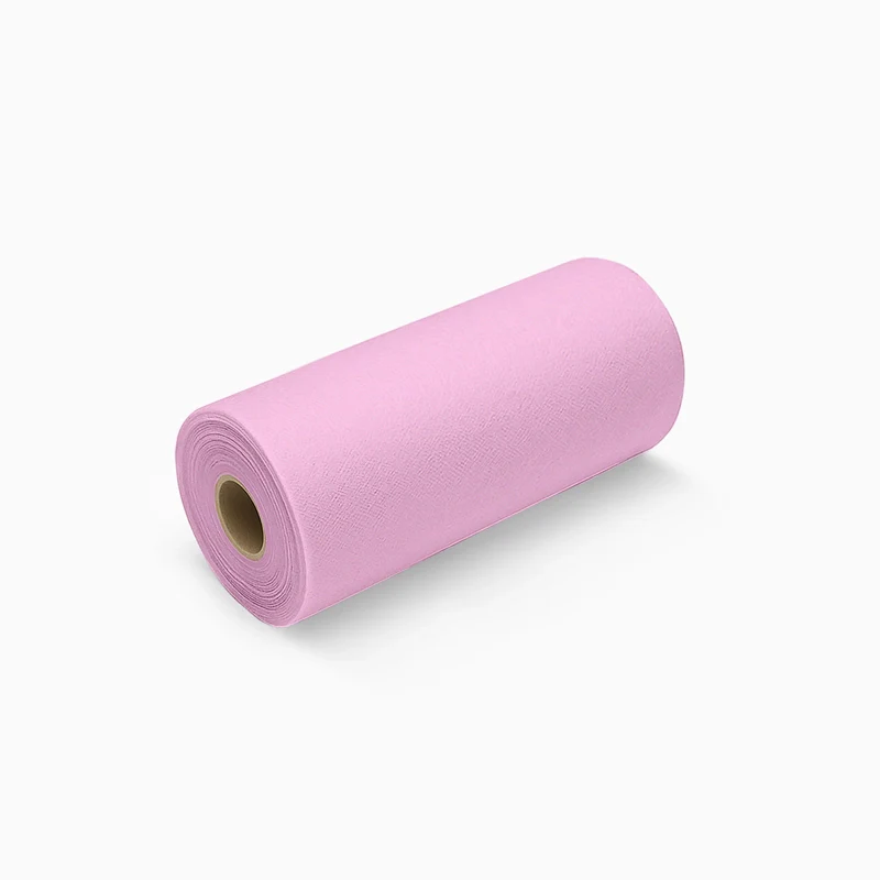 Rollo Camino de Mesa TNT de 48m con Precorte a 1.20m Rosa Pastel