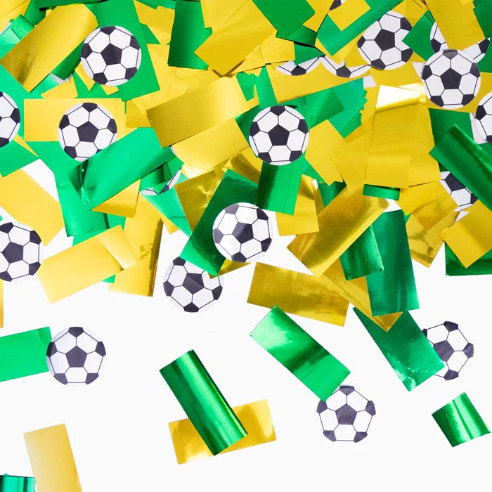 Set 12 Cañones Confeti Mediano 50 cm Fútbol + Caja Expositora - Image 6