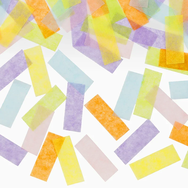 Cañón Confeti Tiras 20 cm Colores Pastel - Image 2