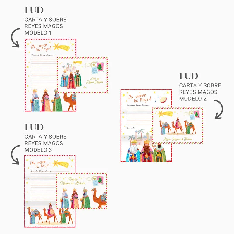 Cartas y Sobres de Reyes Magos - Image 2