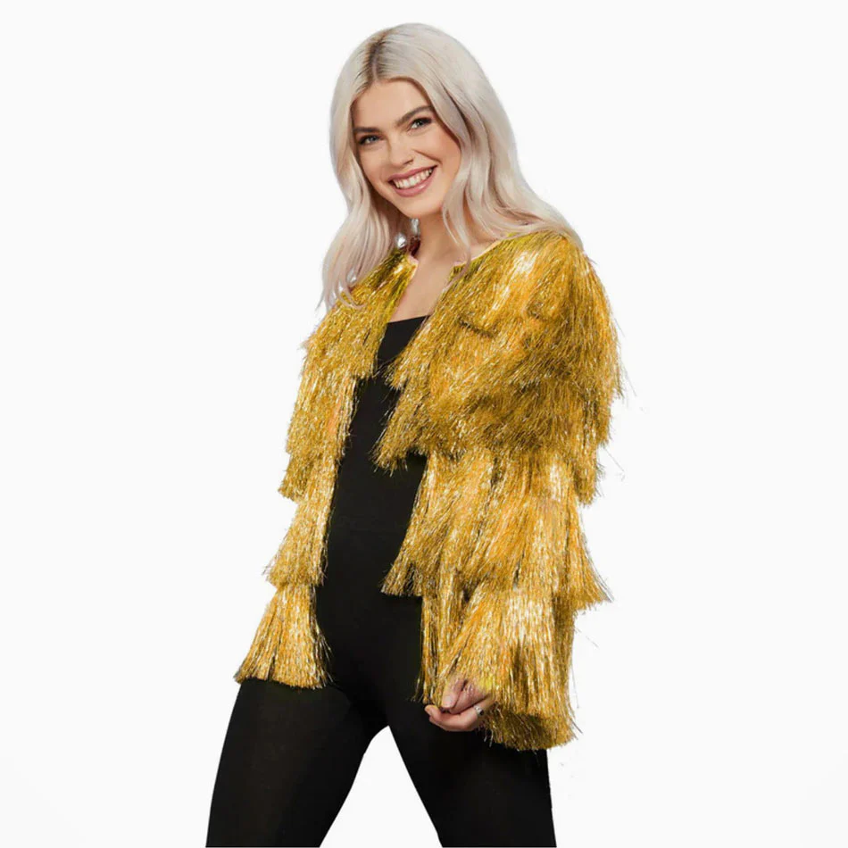 Chaqueta Flecos Oro - Image 2