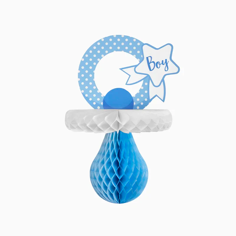 Honeycomb Chupete Papel Azul