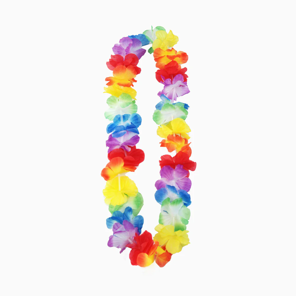 Collar Hawaiano Flores Multicolor