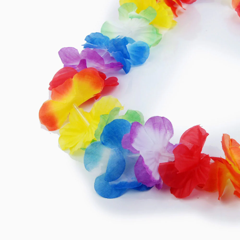 Collar Hawaiano Flores Multicolor - Image 2