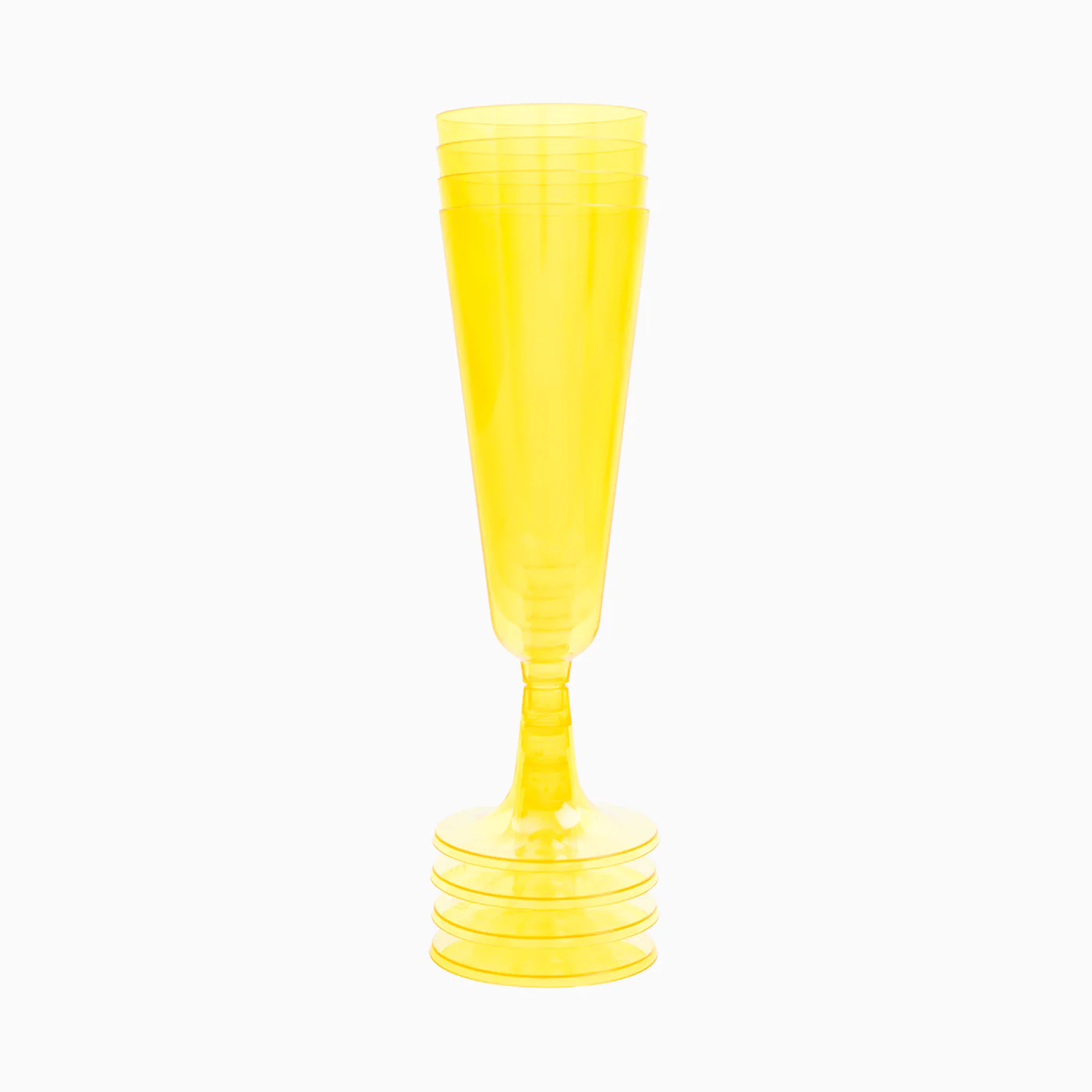 Copa Cava Plástico PS Reutilizable 150 cc Amarillo - Image 3