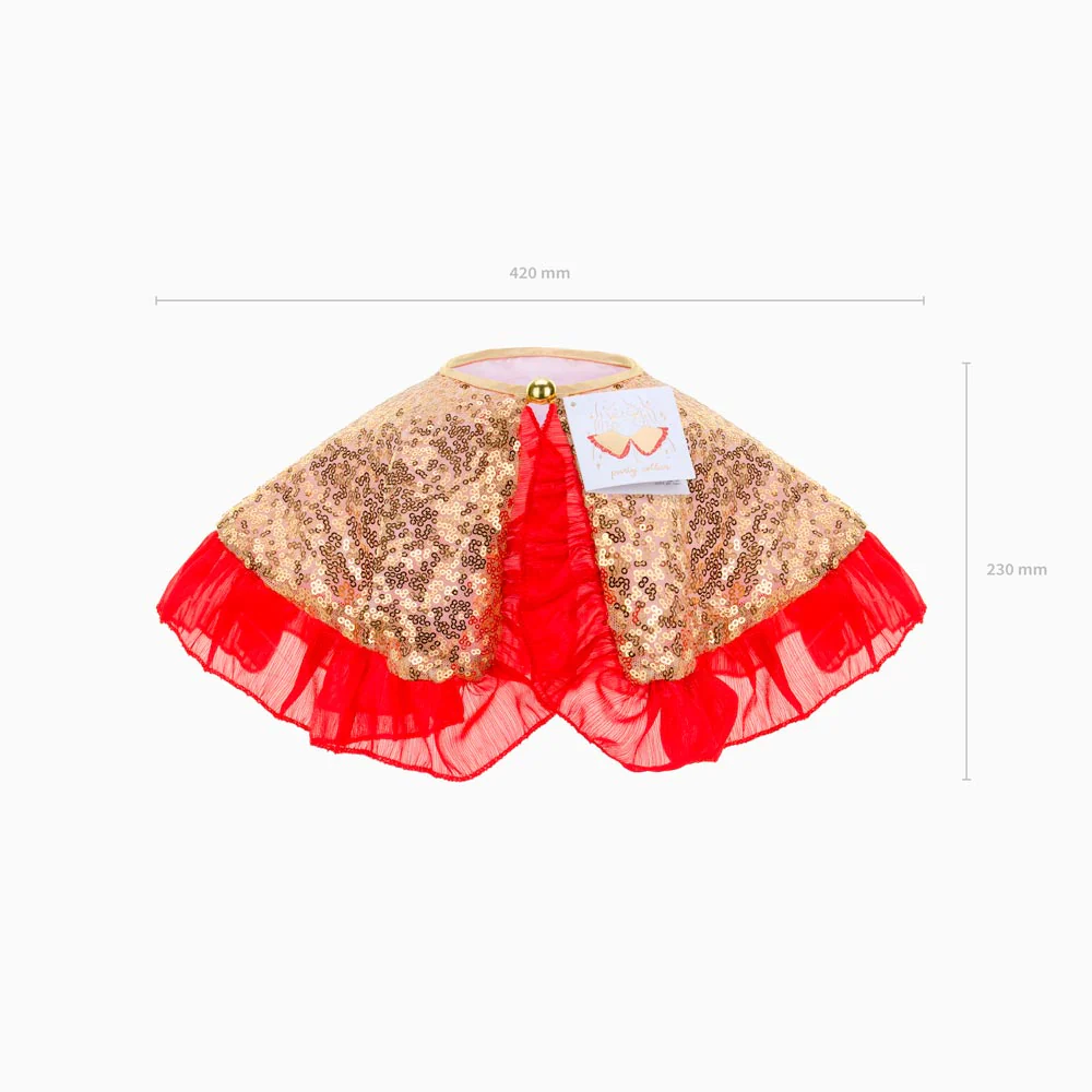 Capa de Lentejuelas Oro - Image 3