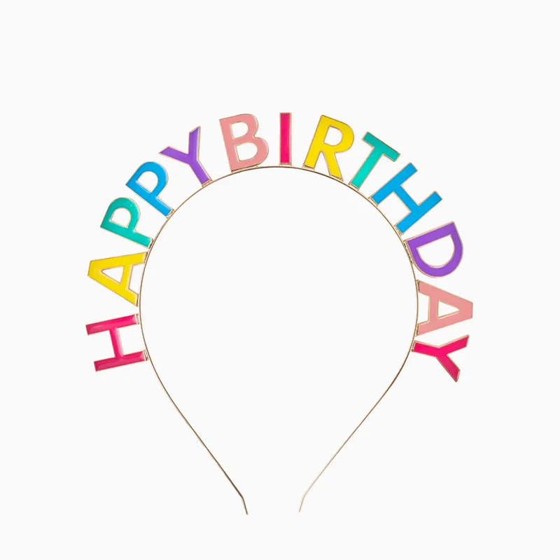Diadema Cumpleaños Multicolor 'Happy Birthday'