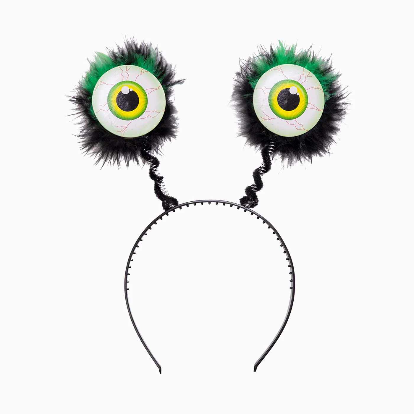 Diadema Halloween Ojos Verde con Muelles