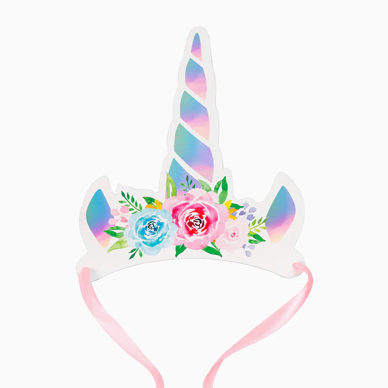 Diadema Cartón Unicornio
