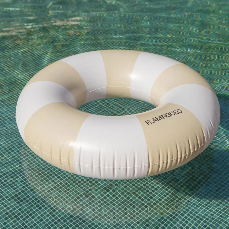 Flotador Donut Beige Rayas - Image 4