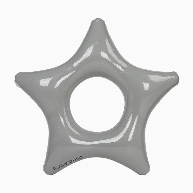 Flotador Gris Infantil Estrella Purpurina