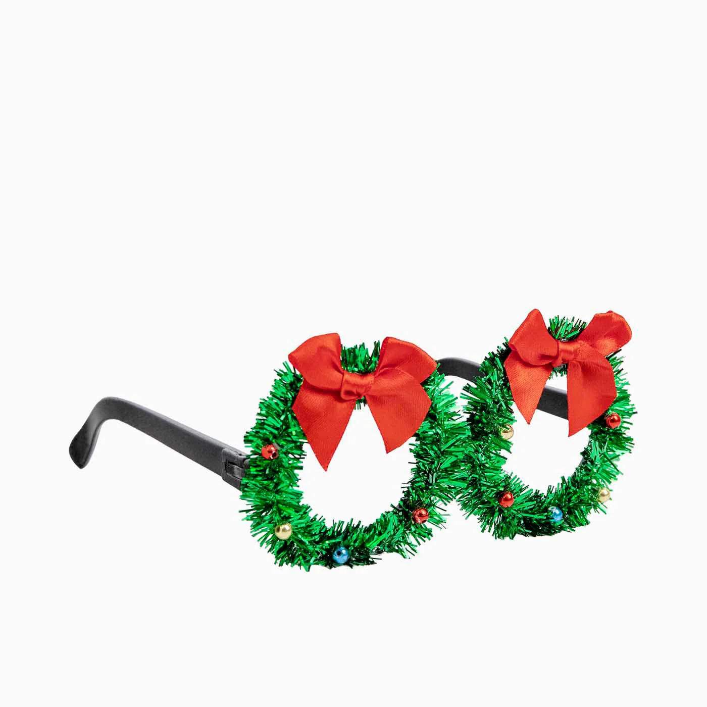 Gafas Navidad Talla Única Espumillón Verde con Lazo