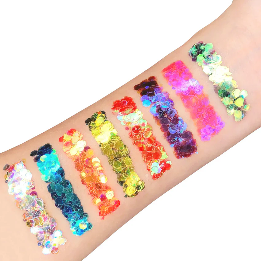 Gel Holográfico Glitter Grande 12 ml Oro - Image 2