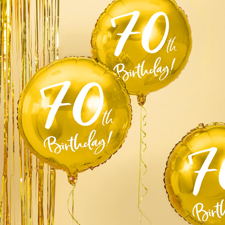 Globo Foil "70th Birthday" - Image 3