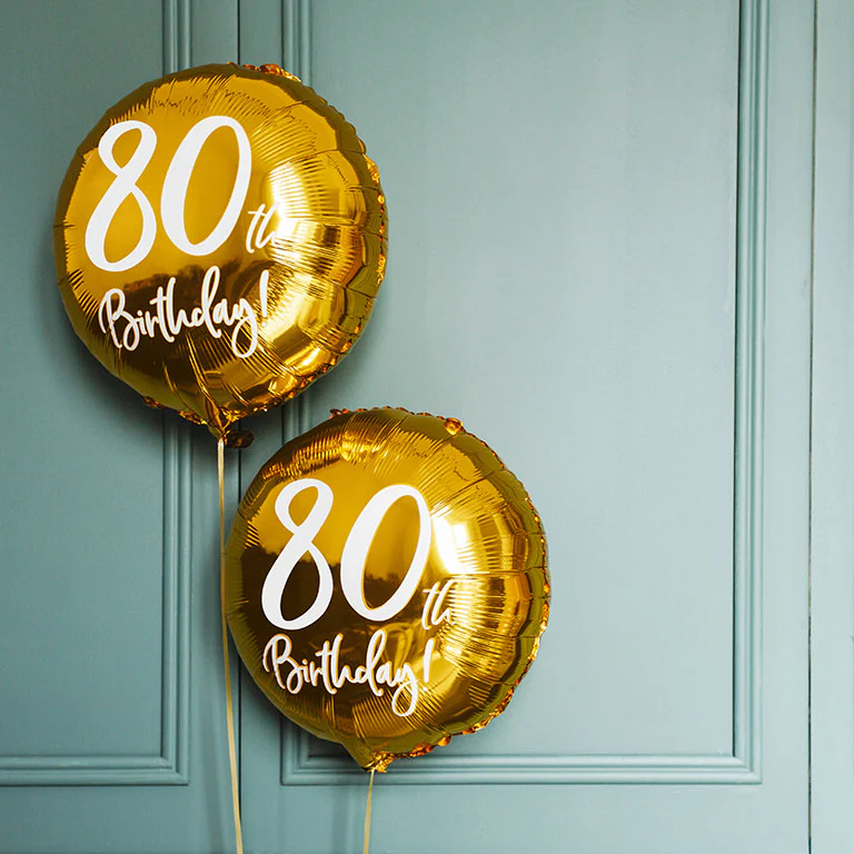 Globo Foil "80th Birthday" - Image 3