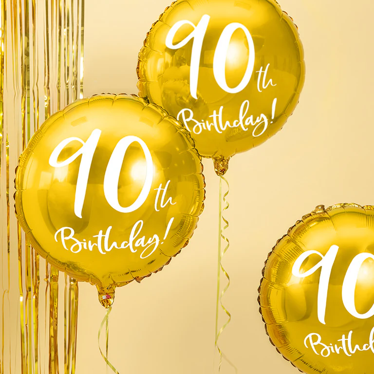 Globo Foil "90th Birthday" - Image 3