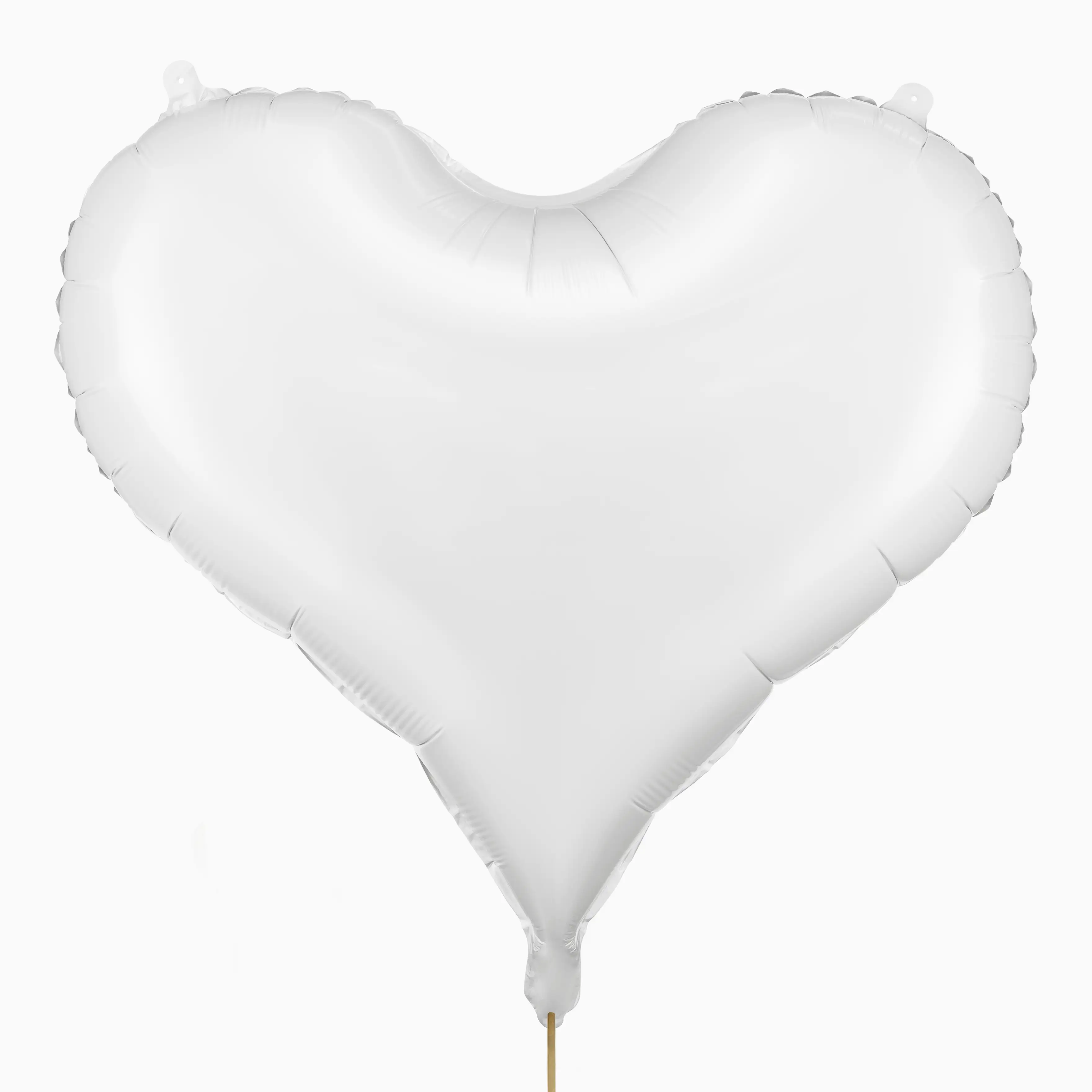Globo Foil Mate XXL Corazón Blanco