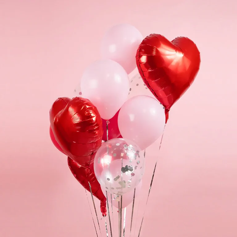 Globo Foil 45 cm Corazón Rojo San Valentín - Image 6