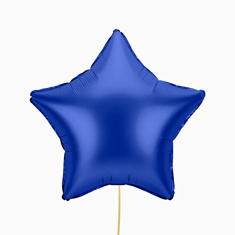 Globo Foil 48 cm Estrella Mate Azul Marino