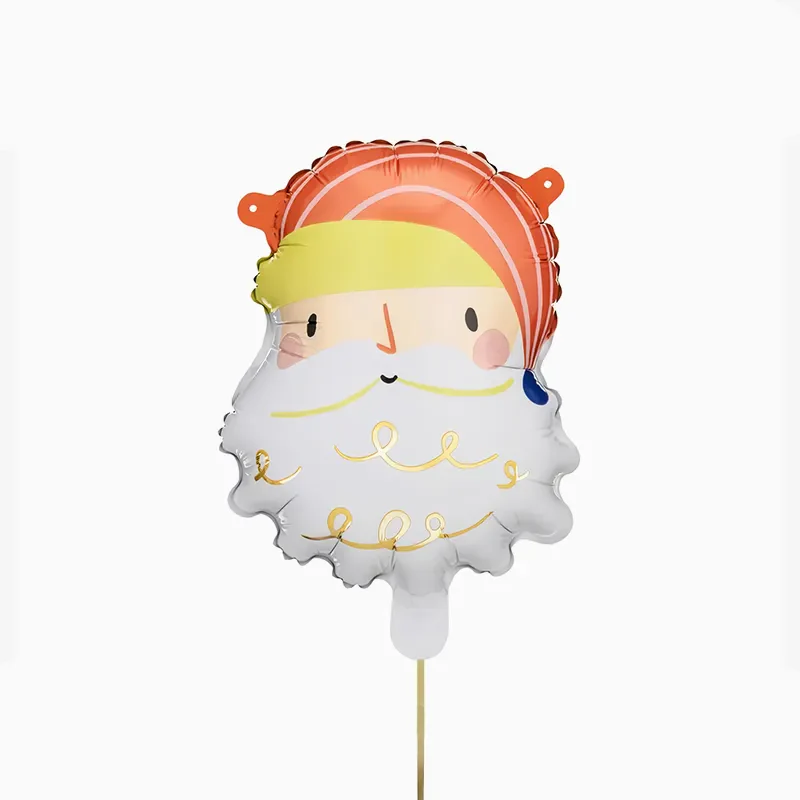 Globo Foil Cabeza Papá Noel Gorro