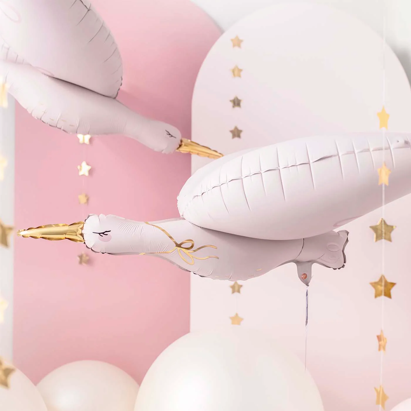 Globo Foil Cigüeña Rosa - Image 2