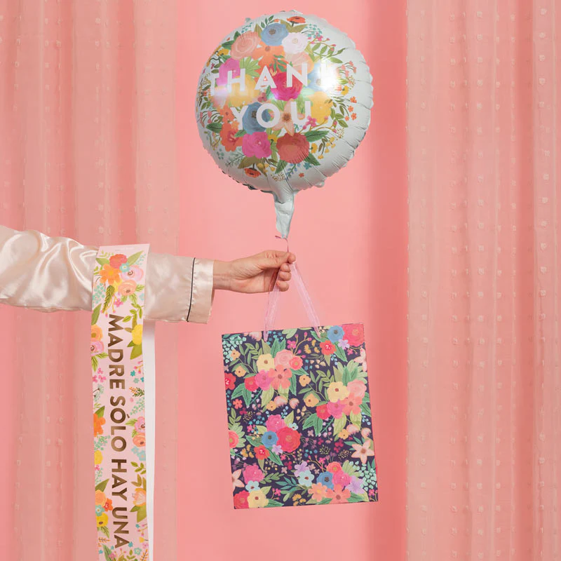 Globo Foil Floral "Thank You" - Image 3
