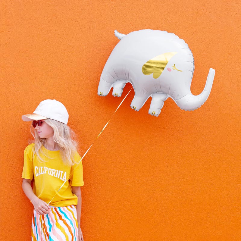 Globo Foil Elefante Blanco - Image 3