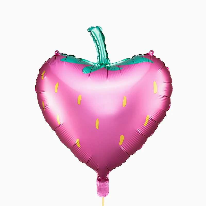 Globo Foil Fresa 42 x 45 cm Rosa