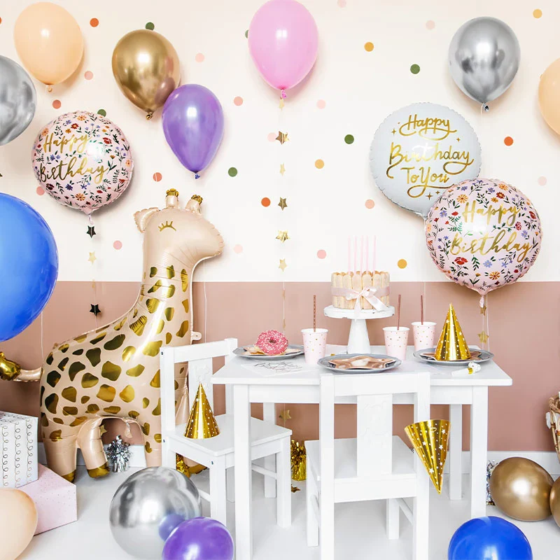 Globo Foil 'Happy Birthday' Blanco - Image 3
