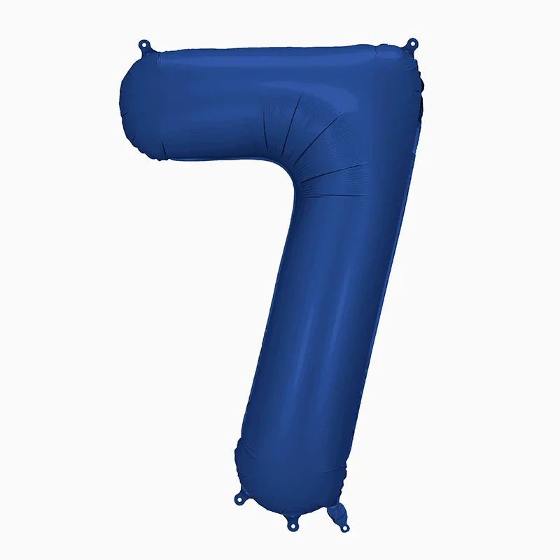 Globo Foil Número Mediano 86 cm Azul Marino - Image 15
