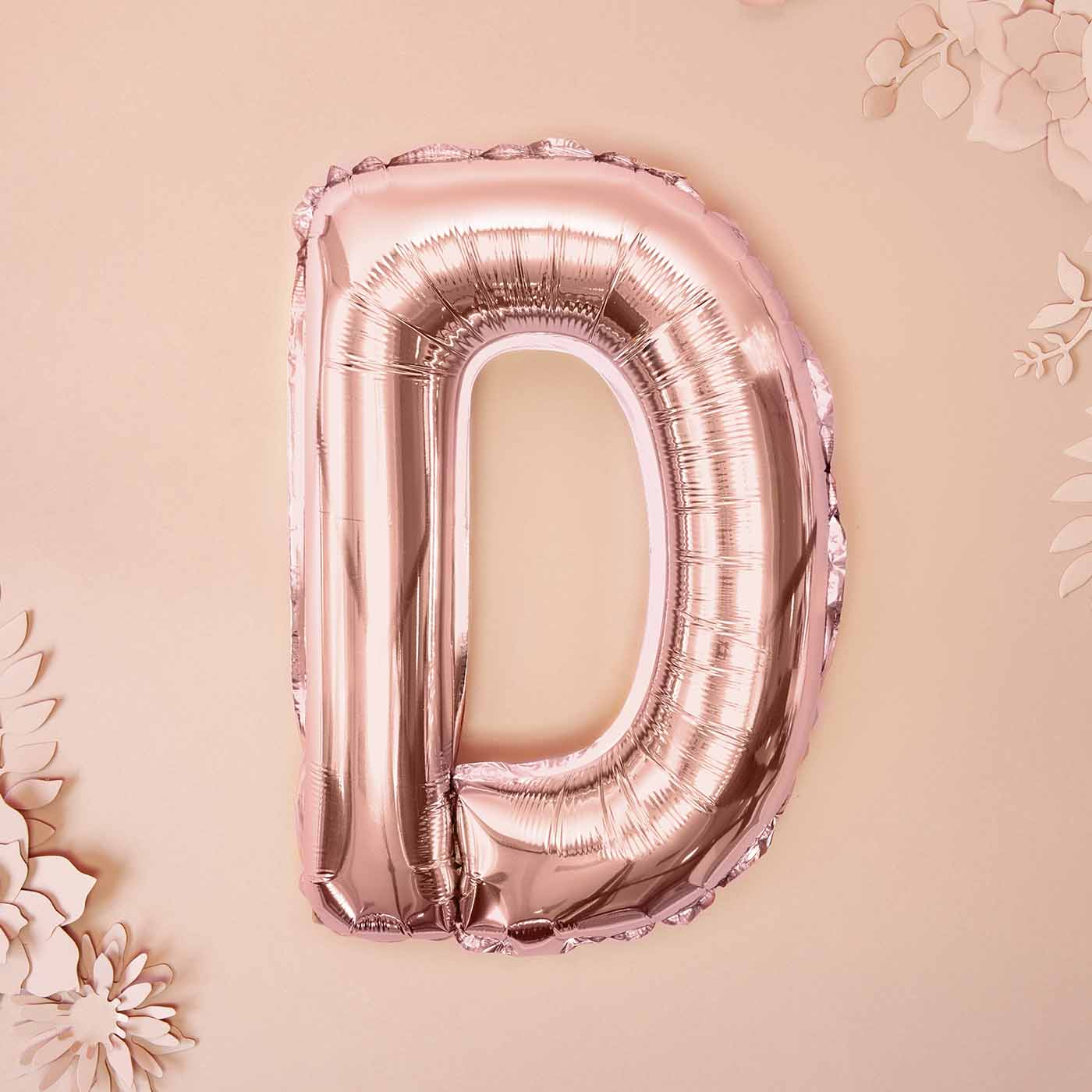 Globo Foil Pequeño 35 cm Letras Oro Rosa - Image 12
