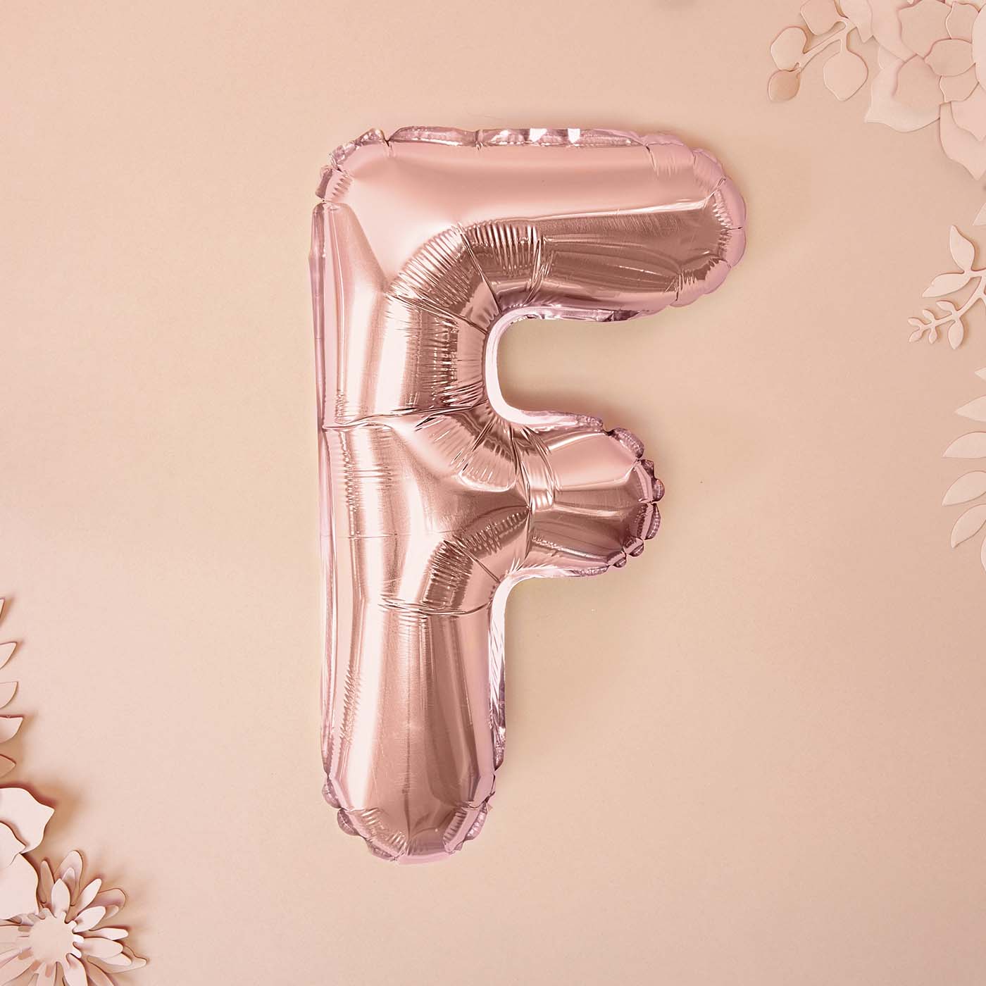 Globo Foil Pequeño 35 cm Letras Oro Rosa - Image 18