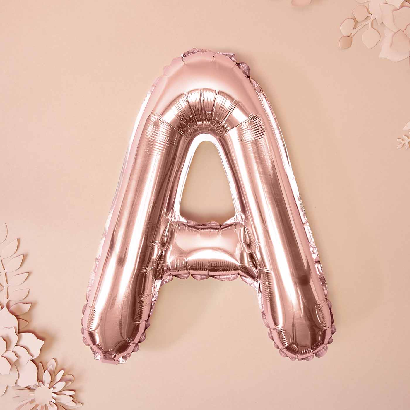 Globo Foil Pequeño 35 cm Letras Oro Rosa - Image 3