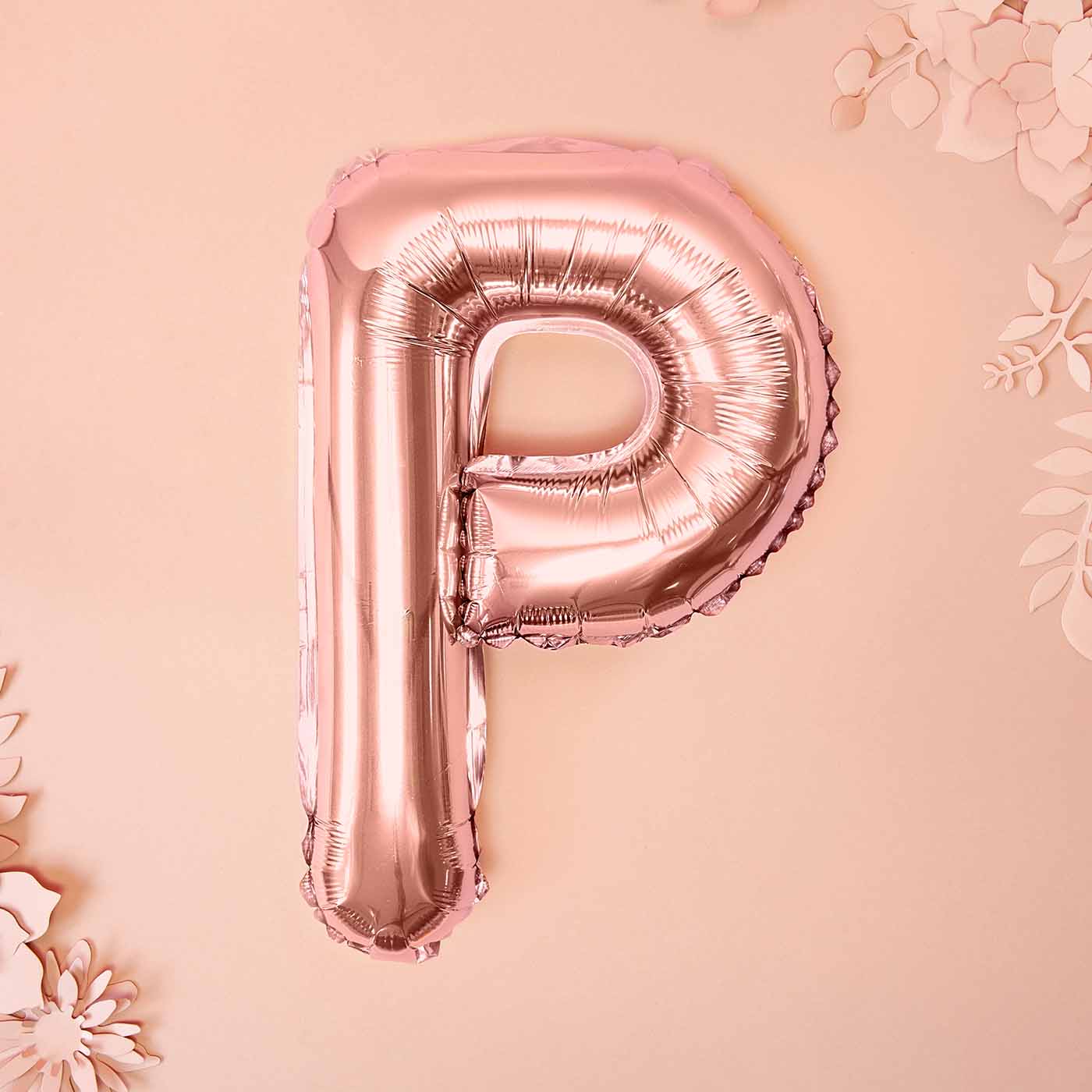 Globo Foil Pequeño 35 cm Letras Oro Rosa - Image 48