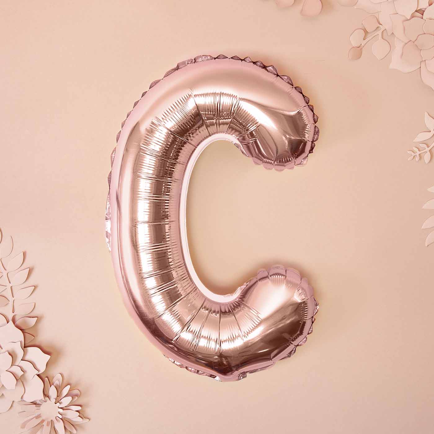 Globo Foil Pequeño 35 cm Letras Oro Rosa - Image 9