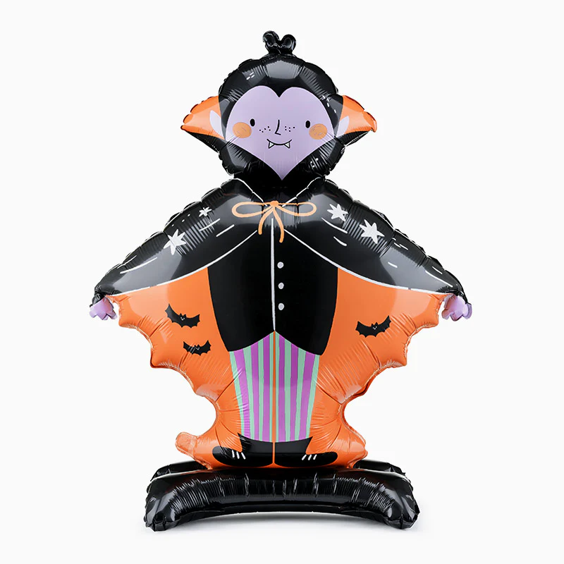 Globo con Base Foil Vampiro Halloween (Sin Helio)