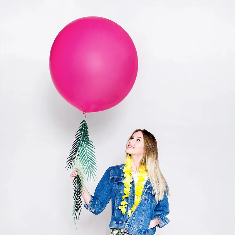 Globo Jumbo Látex XXL 100 cm Fucsia - Image 3