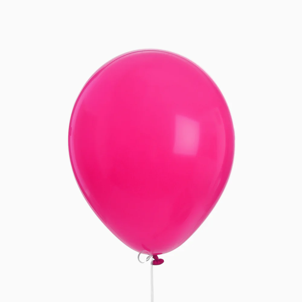 Globo Látex 23 cm Mate Rosa (100 uds)