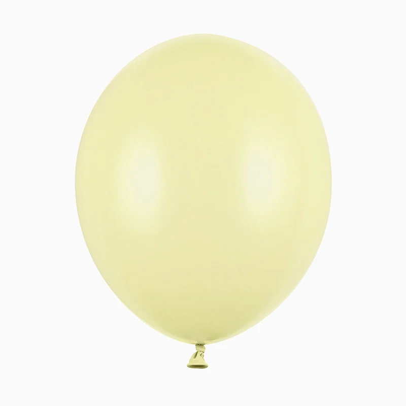 Globo Látex 30 cm Amarillo Claro Pastel