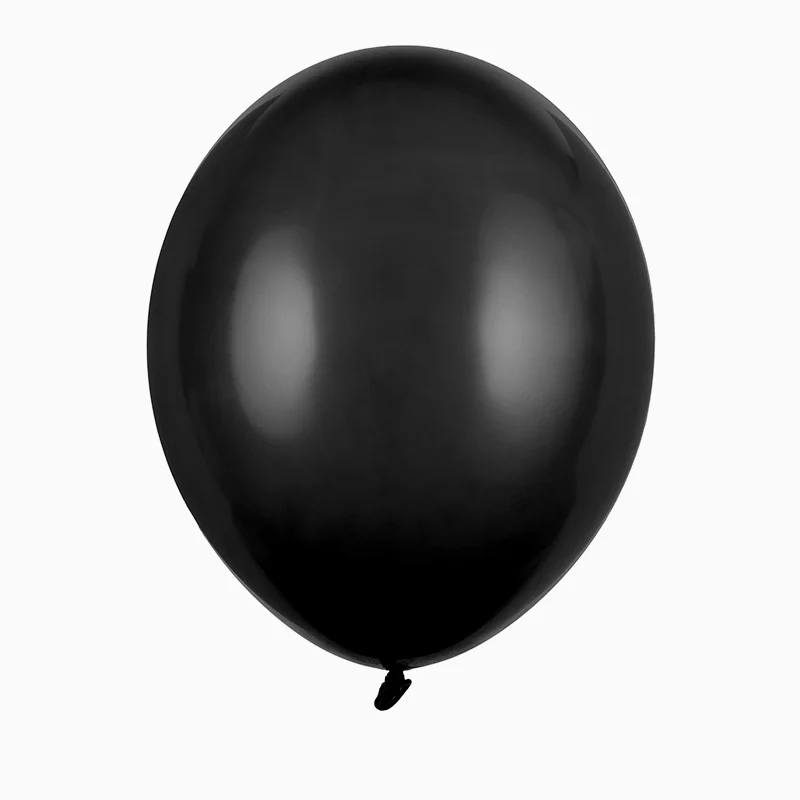 Globo Látex 30 cm Negro Pastel