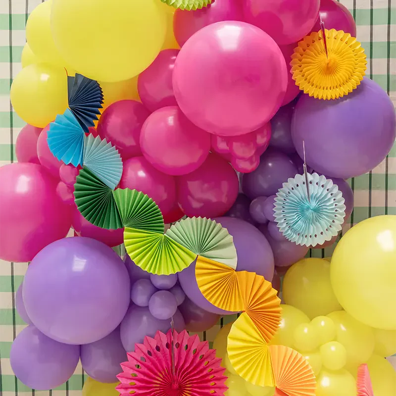 Globo Látex 12 cm Lila Oscuro Pastel - Image 3
