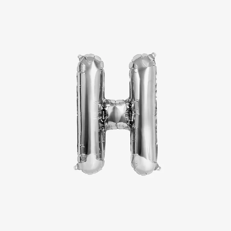 Globo Foil Letras 41 cm Plata - Image 10